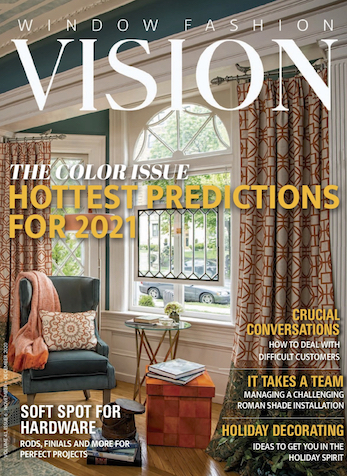 Strong Home Remodeling Market Means a Promising 2021, WINDOW FASHION VISION MAGAZINE, NOV/DEC 2020
