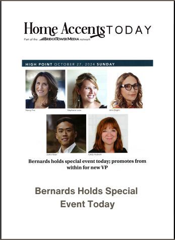 Bernards holds special event today, Home Accents Today, October 27, 2024
